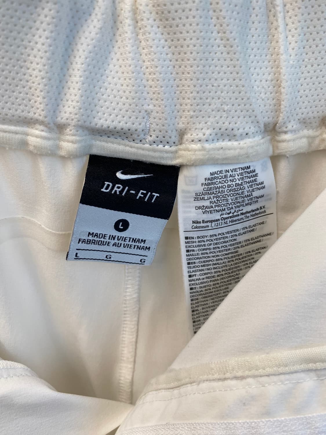 NIKE 화이트 밴딩숏츠(MEN L) 상품이미지6