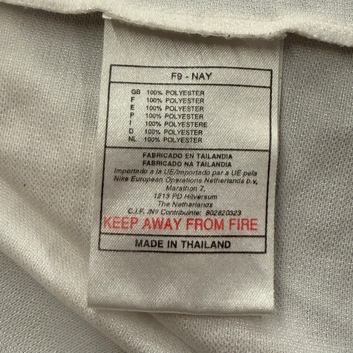 [정품] 나이키 화이트 블랙 긴팔 티셔츠 b17 상품이미지6