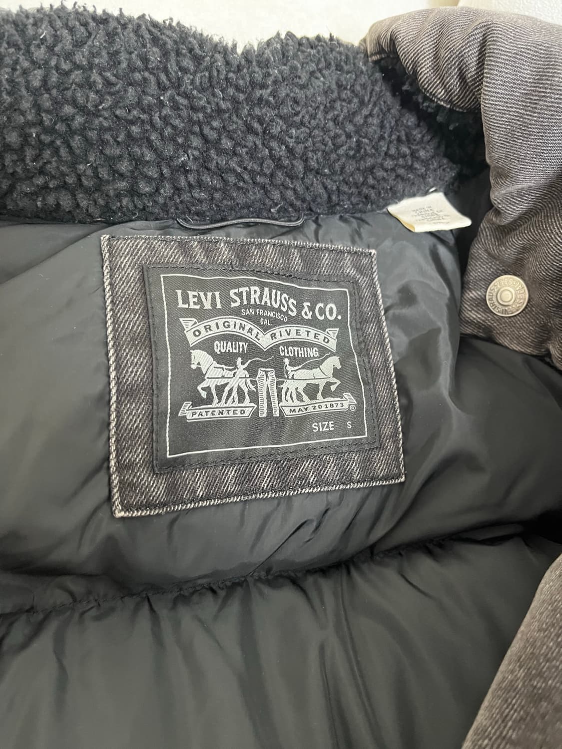 리바이스 웨스턴 슈퍼 푸퍼 다운자켓 S 사이즈 상품이미지8