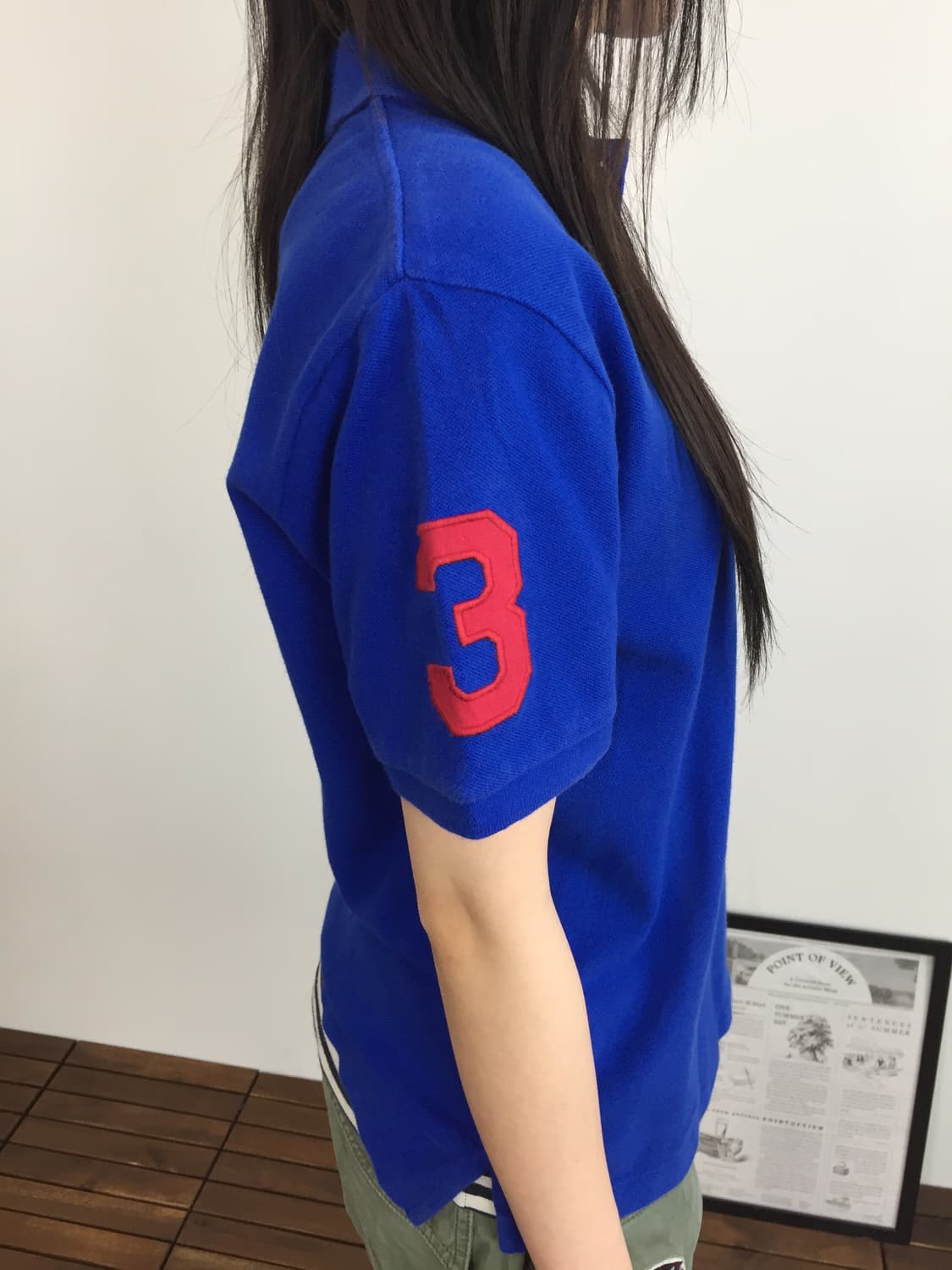 Polo Ralph Lauren Big Pony Blue Polo 상품이미지3