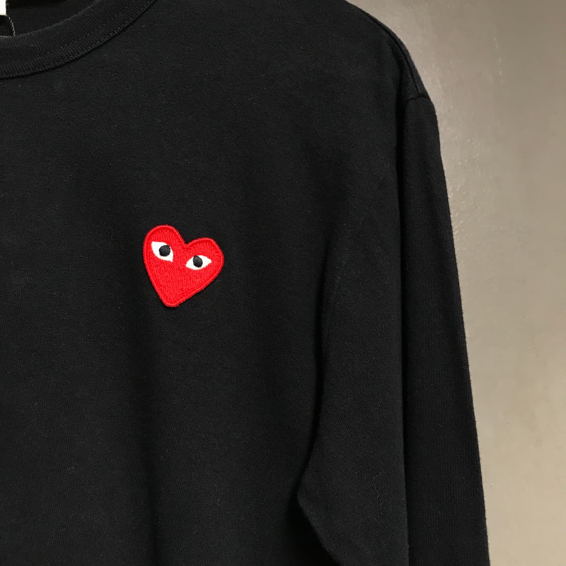 꼼데가르송 긴팔티 M 상품이미지4