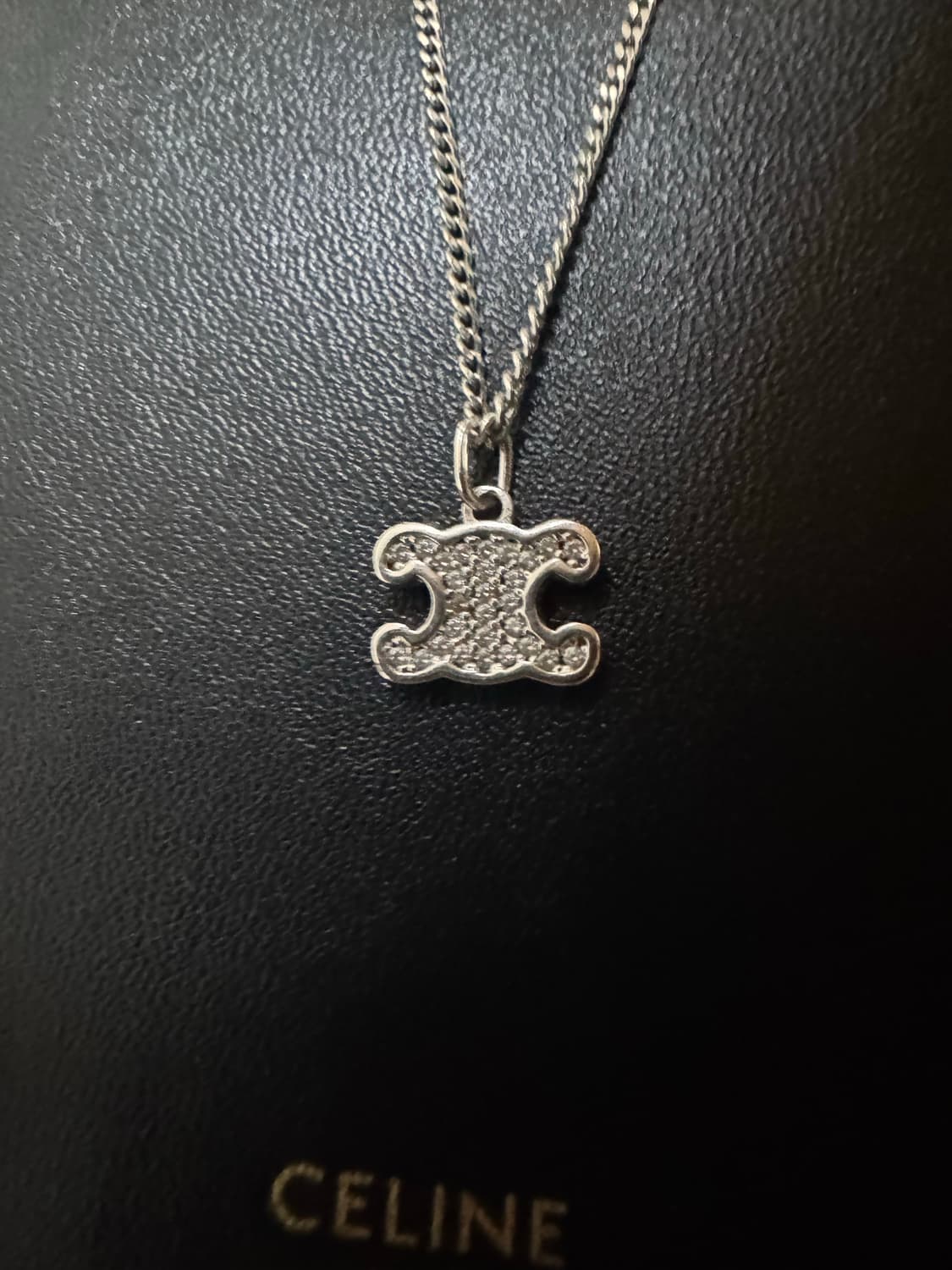 25/6 셀린느 트리오페 크리스탈 목걸이 상품이미지2