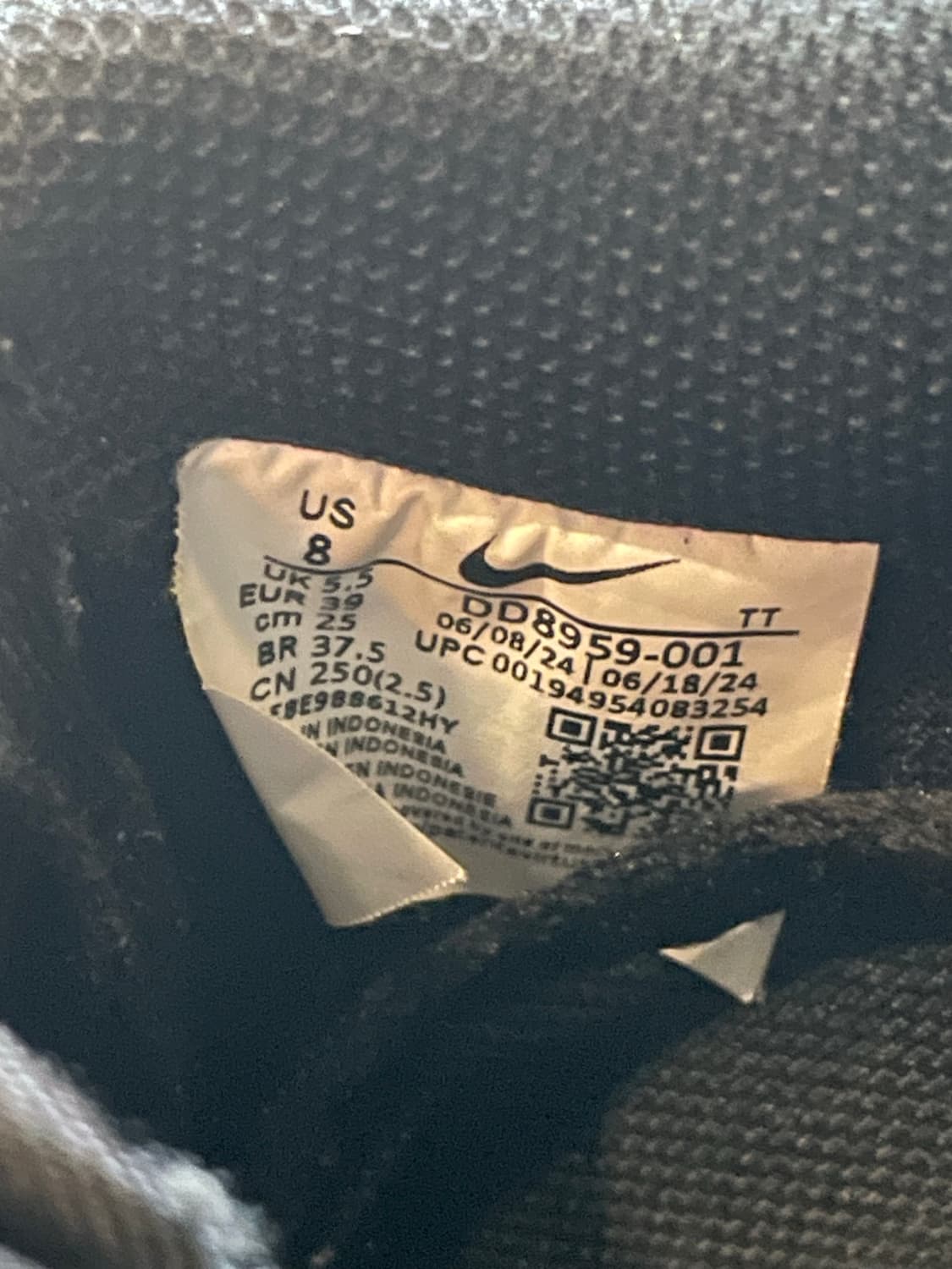 나이키 에어포스1 블랙 250 상품이미지10