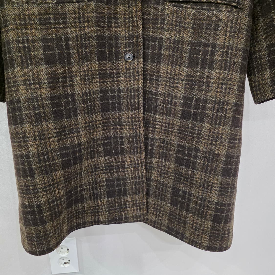 MYNAMEIS 체크 롱코트 상품이미지2