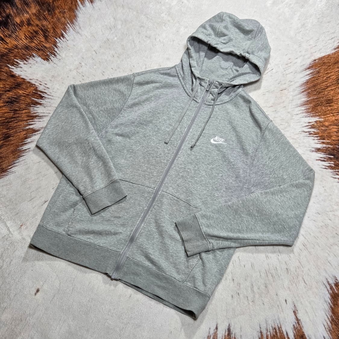 나이키 스우시 그레이 후드집업 상품이미지1