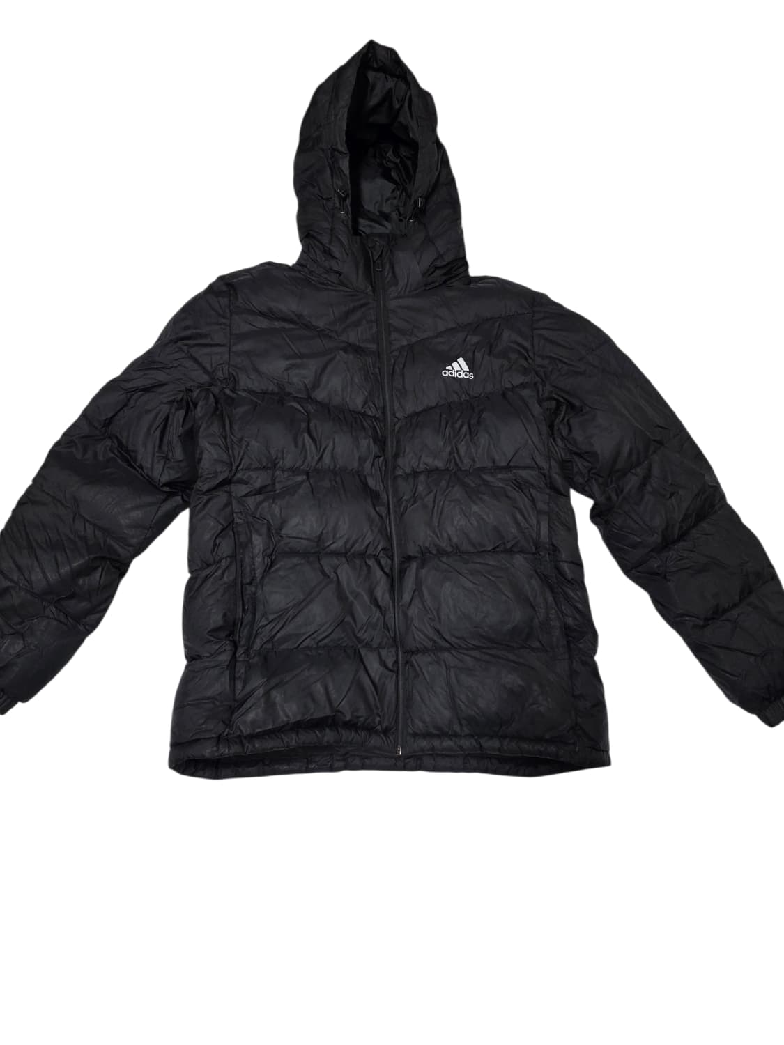 [아디다스] 시크한 올블랙 경량 구스다운 패딩 자켓 105(XL) 상품이미지2