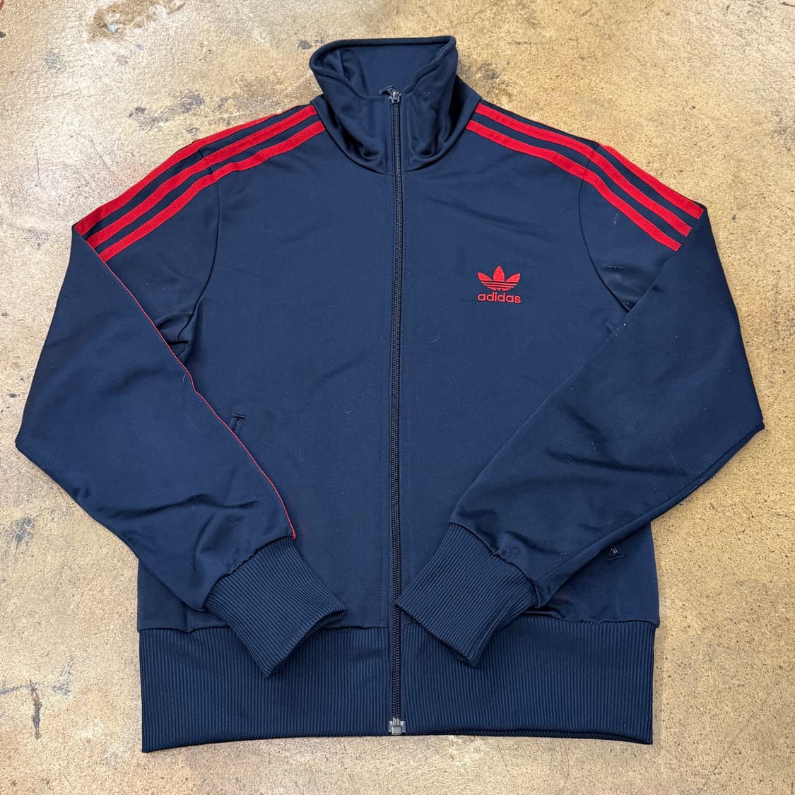 [정품/95] 아디다스 트레이닝 자켓 져지 네이비 레드 b17 상품이미지2