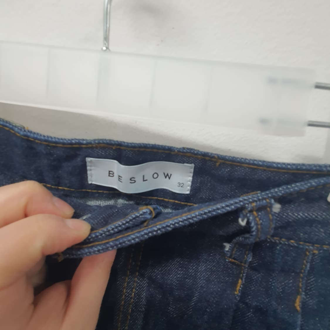 비슬로우 투턱 셀비지데님 상품이미지4