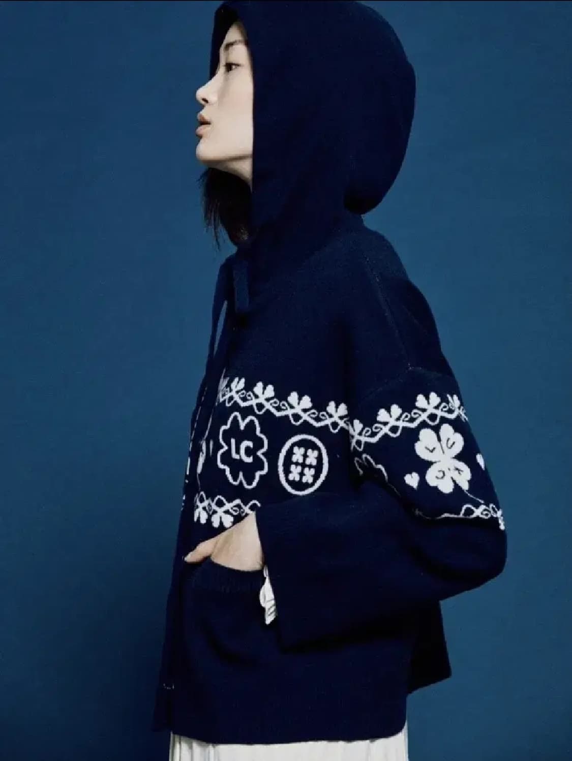 여성 free 럭키슈에뜨 후드 가디건 상품이미지2