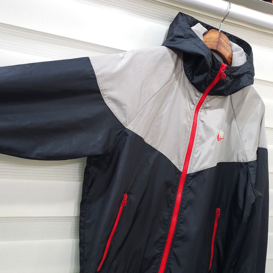 빈티지 나이키 바람막이 후드집업 자켓- 우먼S-M 상품이미지5