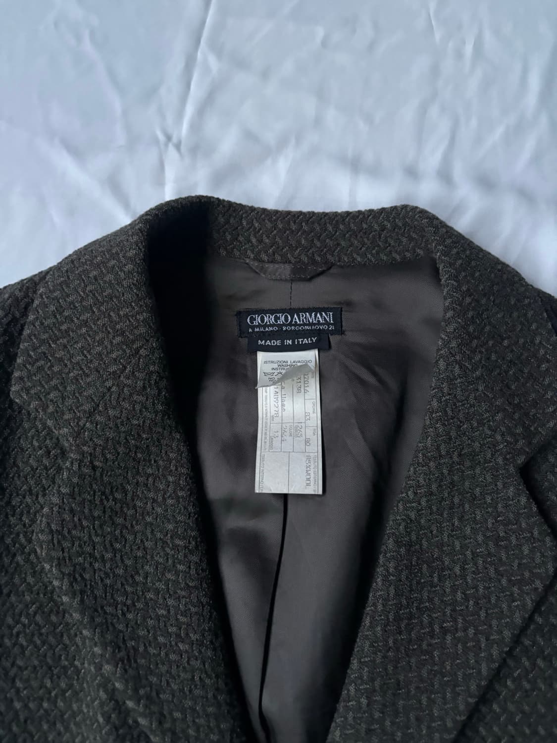 90s Giorgio Armani 울 블레이저 상품이미지5