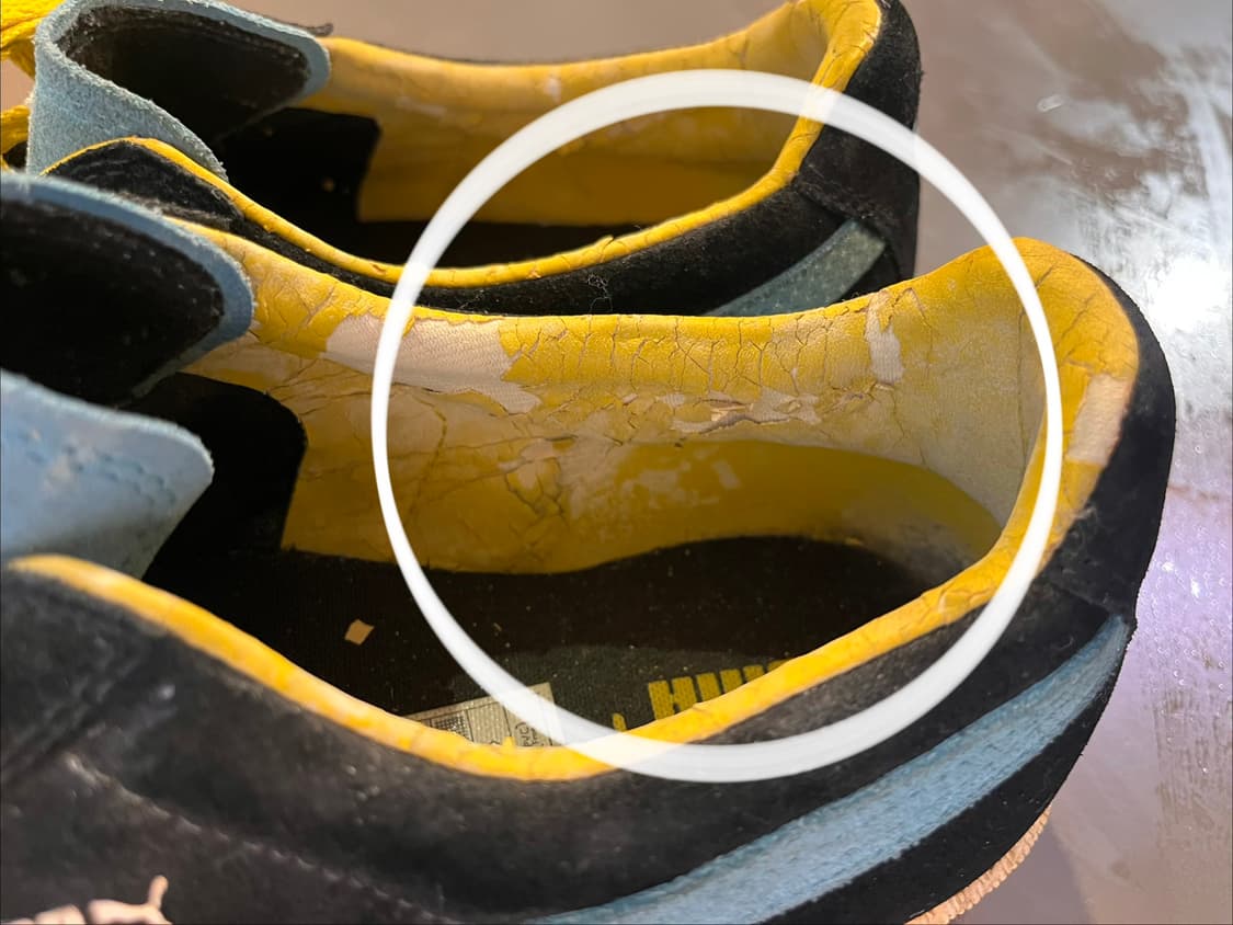 푸마 브라질 스웨이드 스니커즈 블랙/블루 (290mm, 2006년) 상품이미지7