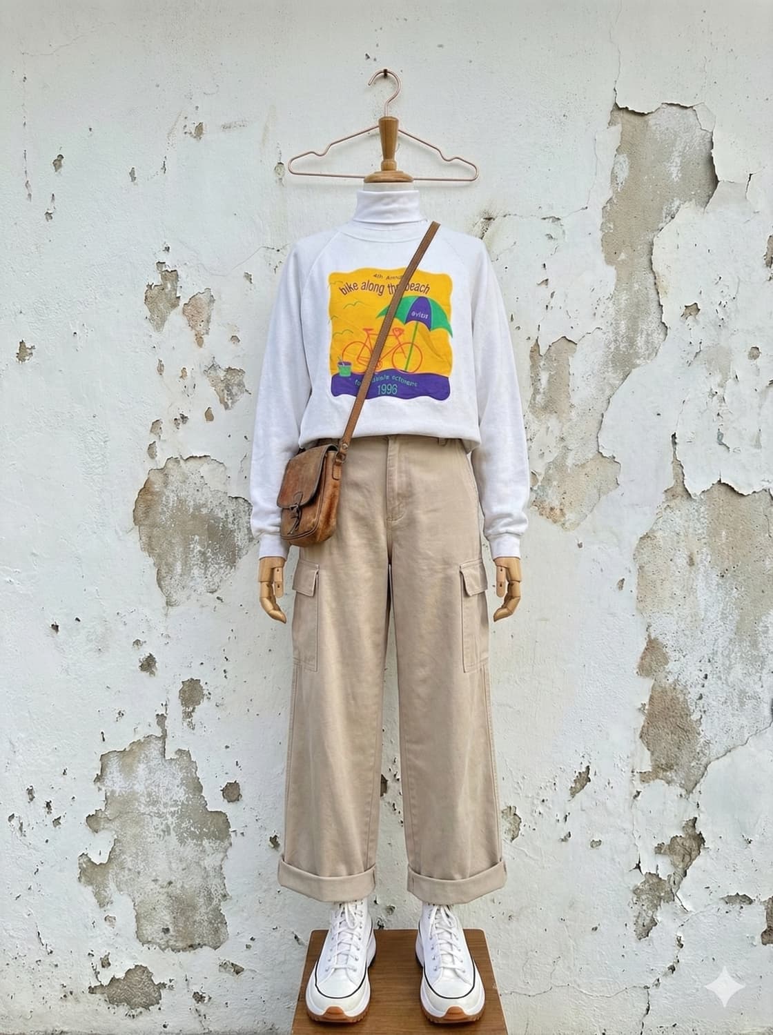 1993 Bike Along The Beach Sweatshirt 상품이미지2