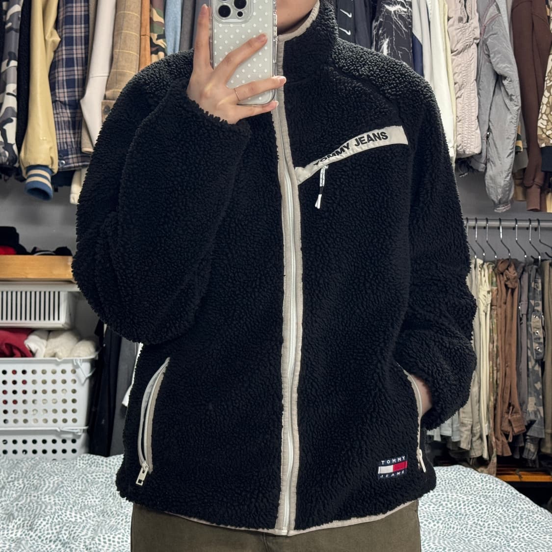 타미진스 리버시블 플리스 집업 자켓 상품이미지2