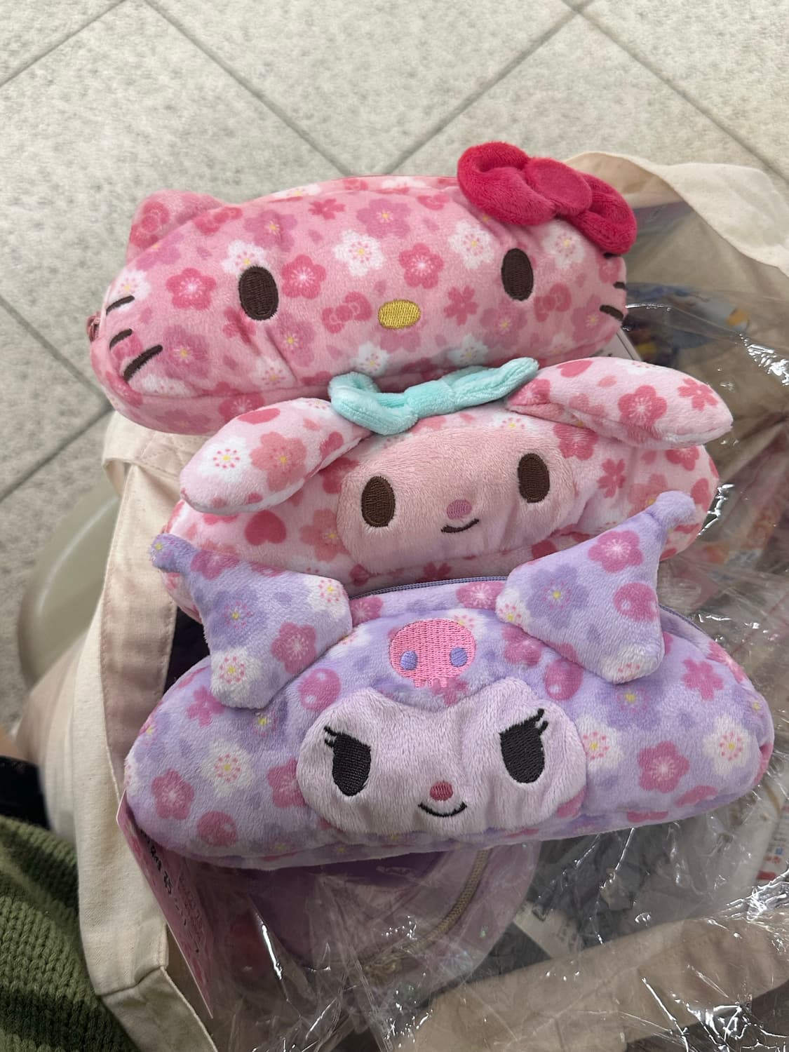 산리오 벚꽃 필통 파우치 케이스 (개당 가격) 상품이미지2