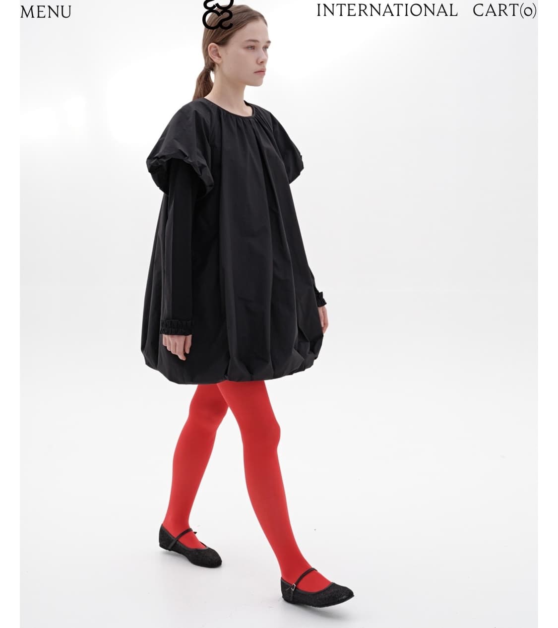 cosmoss 볼륨 미니 원피스 (블랙) 팔아요 상품이미지3