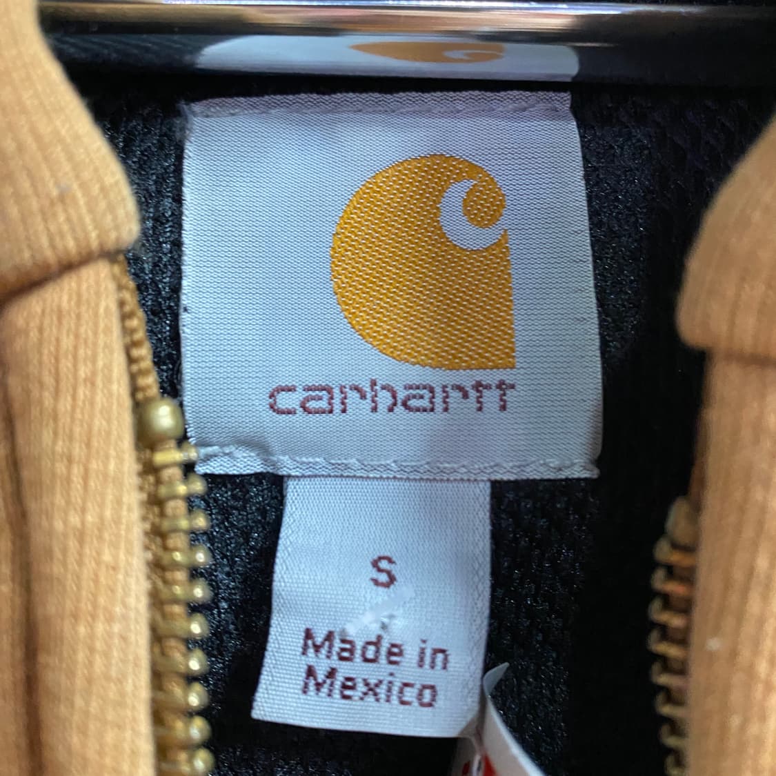 칼하트 패치로고 헤비웨이트 브라운 후드집업 B4035 상품이미지4