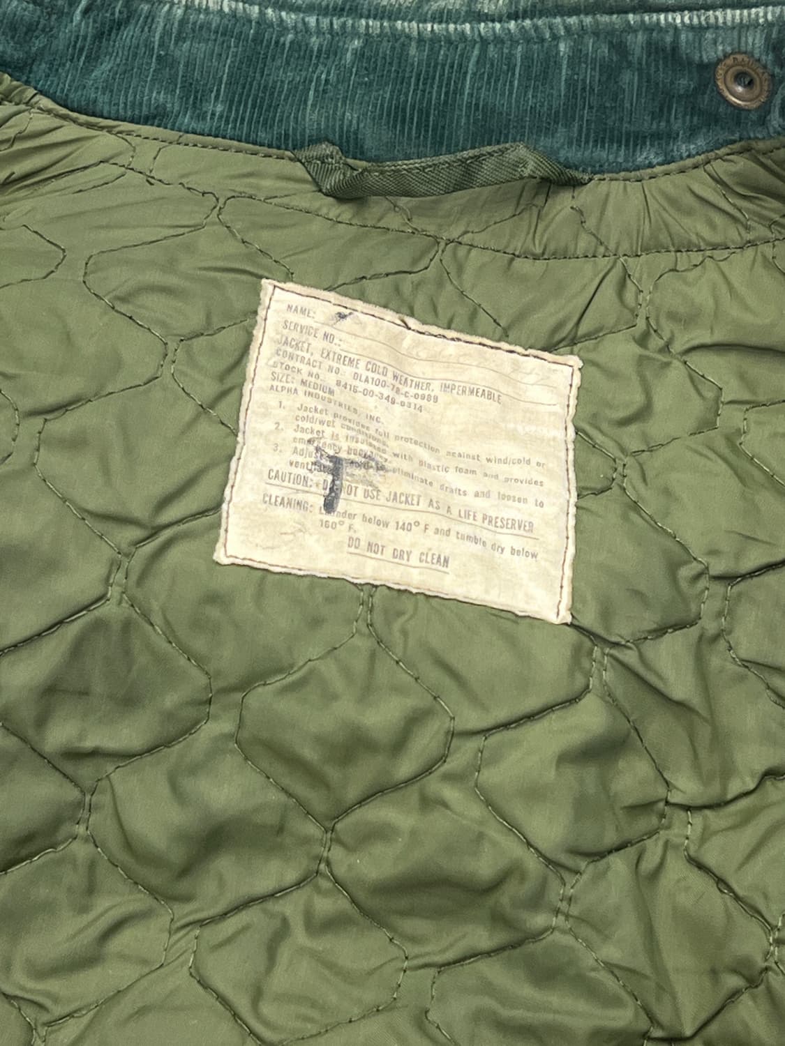 70’s US NAVY A-1 익스트림 콜드 덱자켓(custom) 상품이미지8