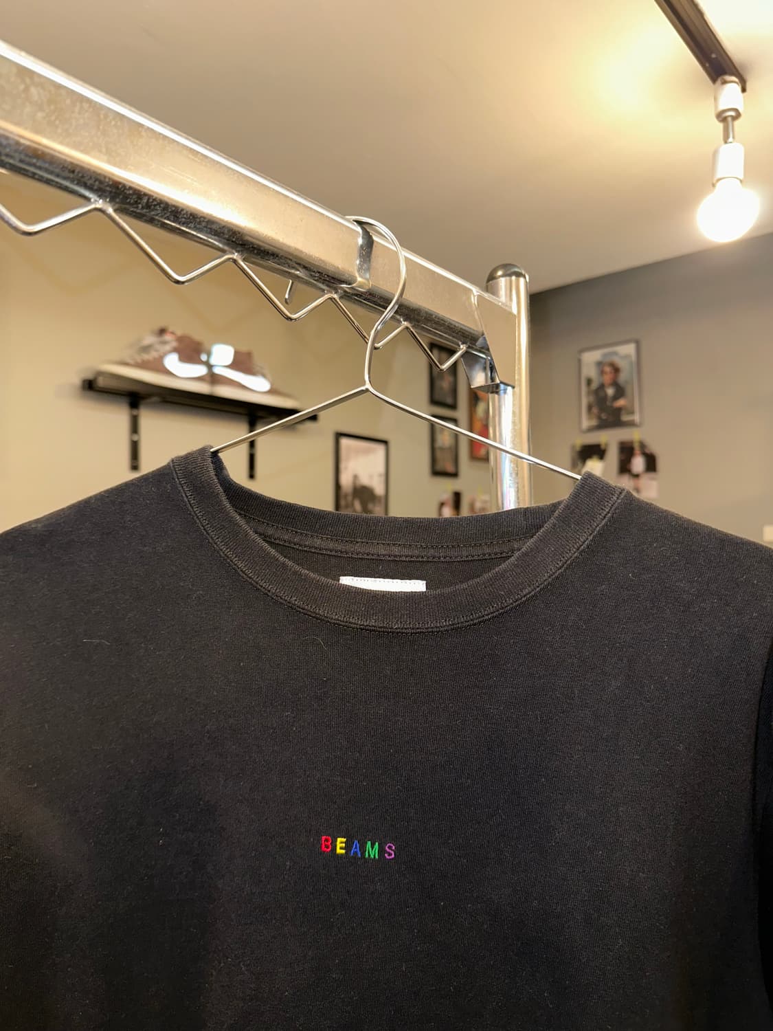 Beams color small logo cotton sleeve 상품이미지5