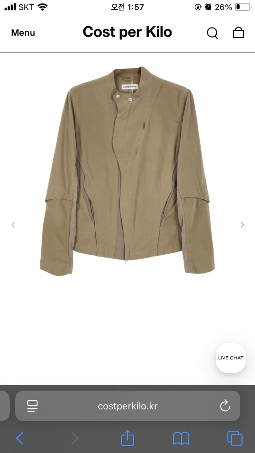 Costperkilo mini moto jacket 상품이미지3