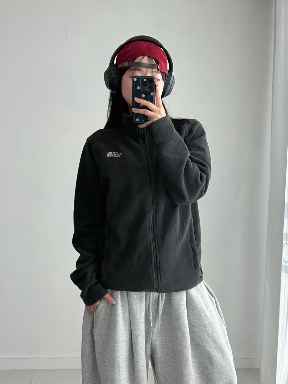 노스페이스 블랙 후리스 상품이미지1