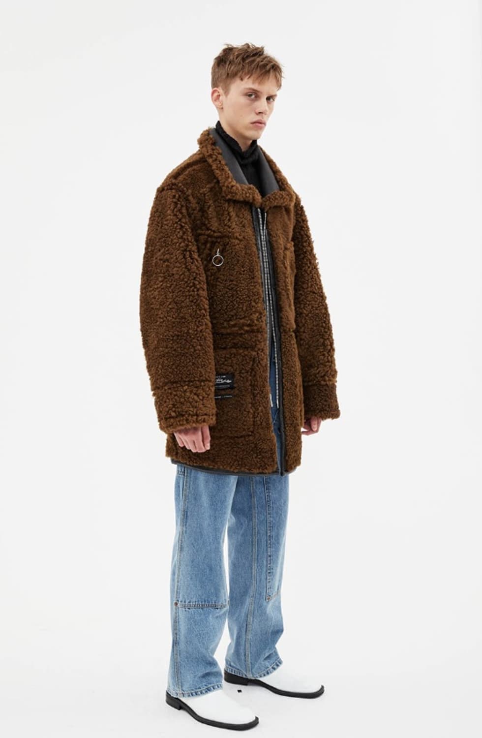 앤더슨 벨 리얼 시어링 무스탕 M size 상품이미지2