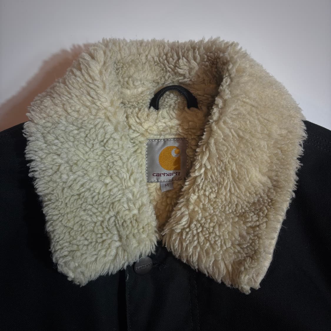 칼하트 블랙 쉐르파 플리스 워크자켓 상품이미지3