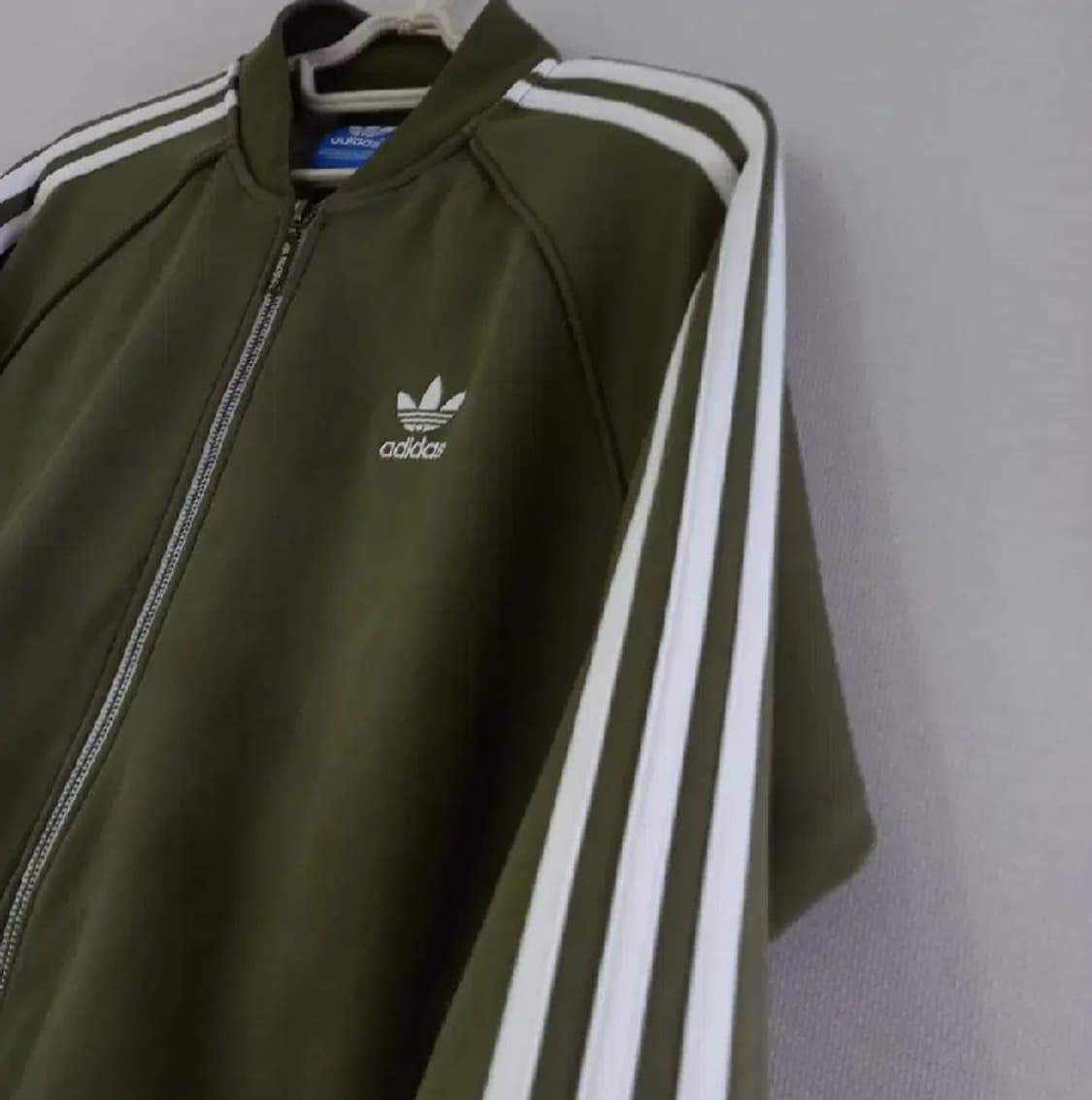 아디다스 대장급 카키 트랙탑 저지 져지집업 100/L 상품이미지2
