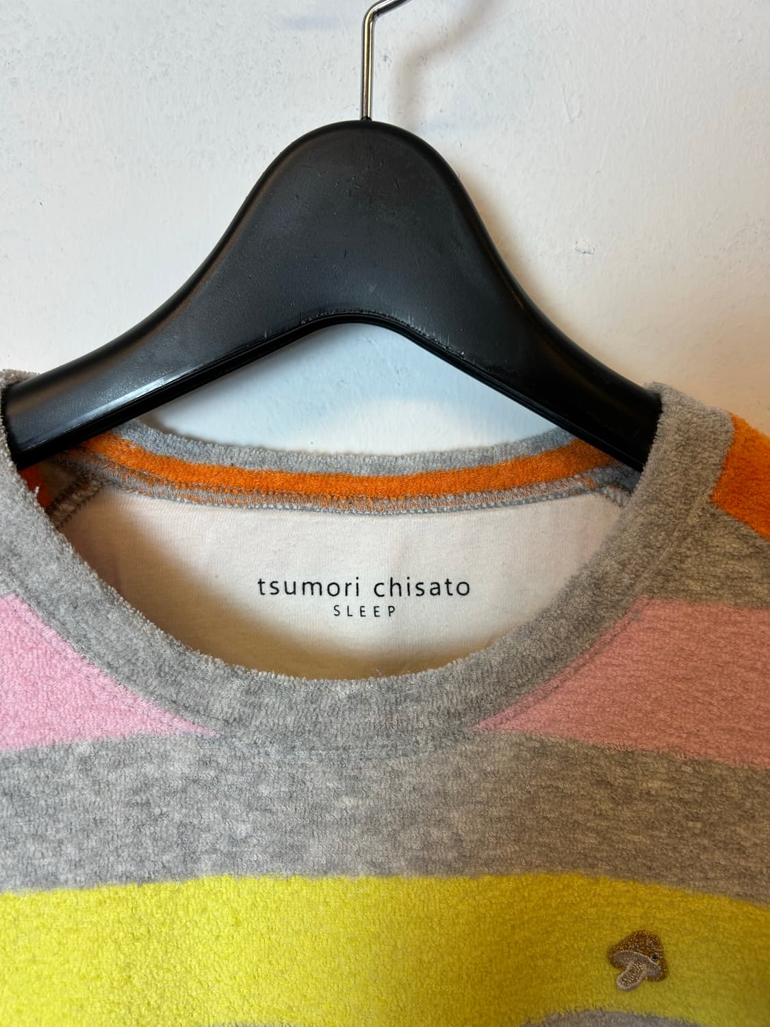 T052 츠모리 치사토 슬립 멀티 스트라이프 니트 탑 상품이미지4