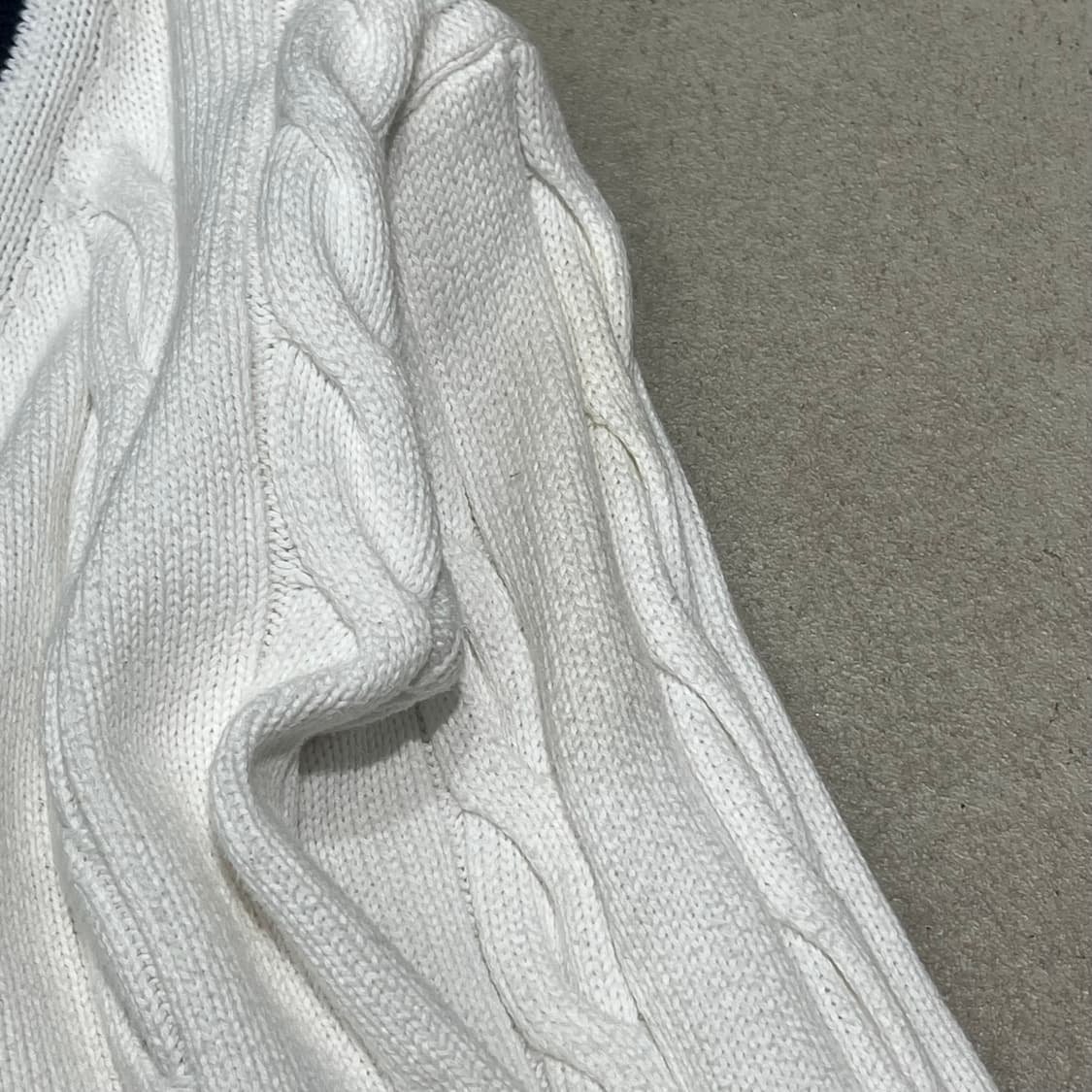 브룩스브라더스 브이넥 꽈배기 니트 s10052 상품이미지5