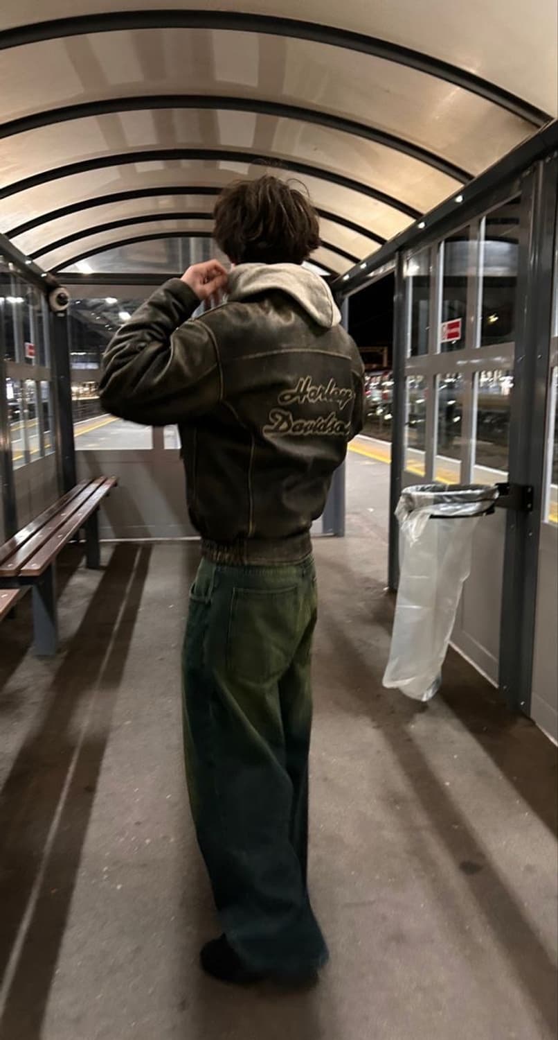 90s 할리 데이비슨 레더 자켓 상품이미지1