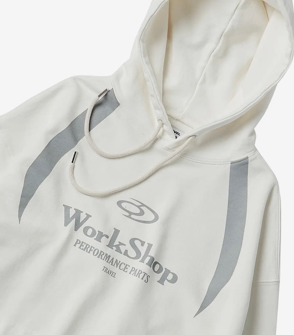 트래블 워크샵 디비전 피그먼트 후드티 크림 새상품 상품이미지3