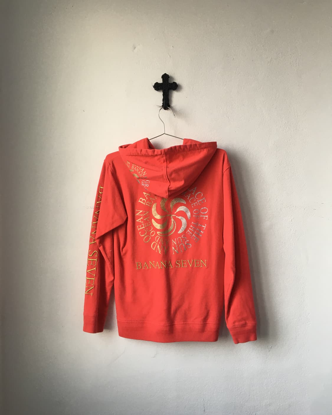 Lettering point hood zip up 상품이미지3