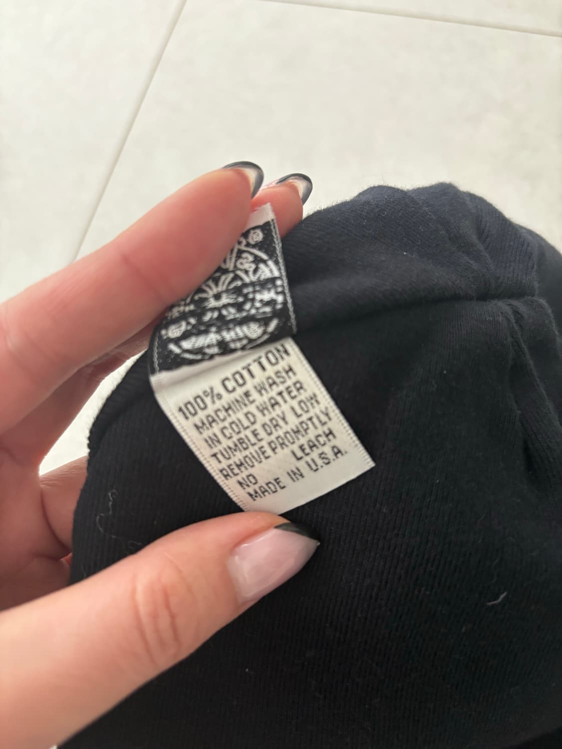 Chrome hearts waffle beanie black 와플비니 상품이미지4