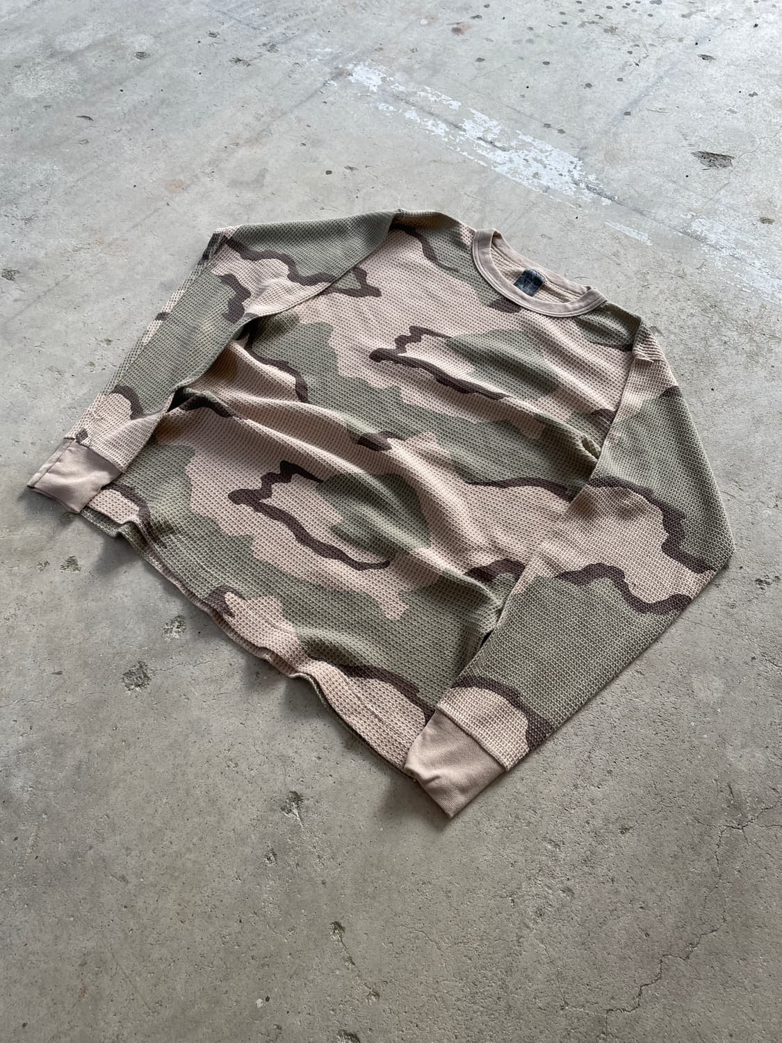 90s Desert Camo Thermal Long Sleeve  상품이미지3