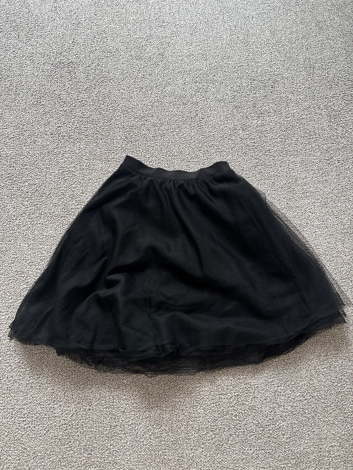 블랙 샤 스커트 상품이미지2