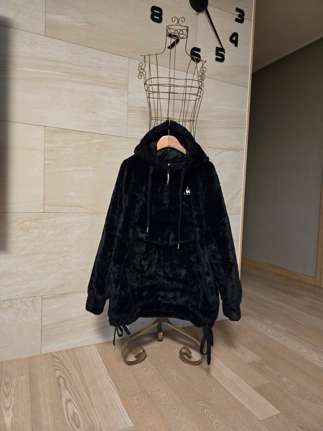 [85/s] 르꼬끄 밍크퍼 여성 방풍 아노락 자켓 상품이미지1