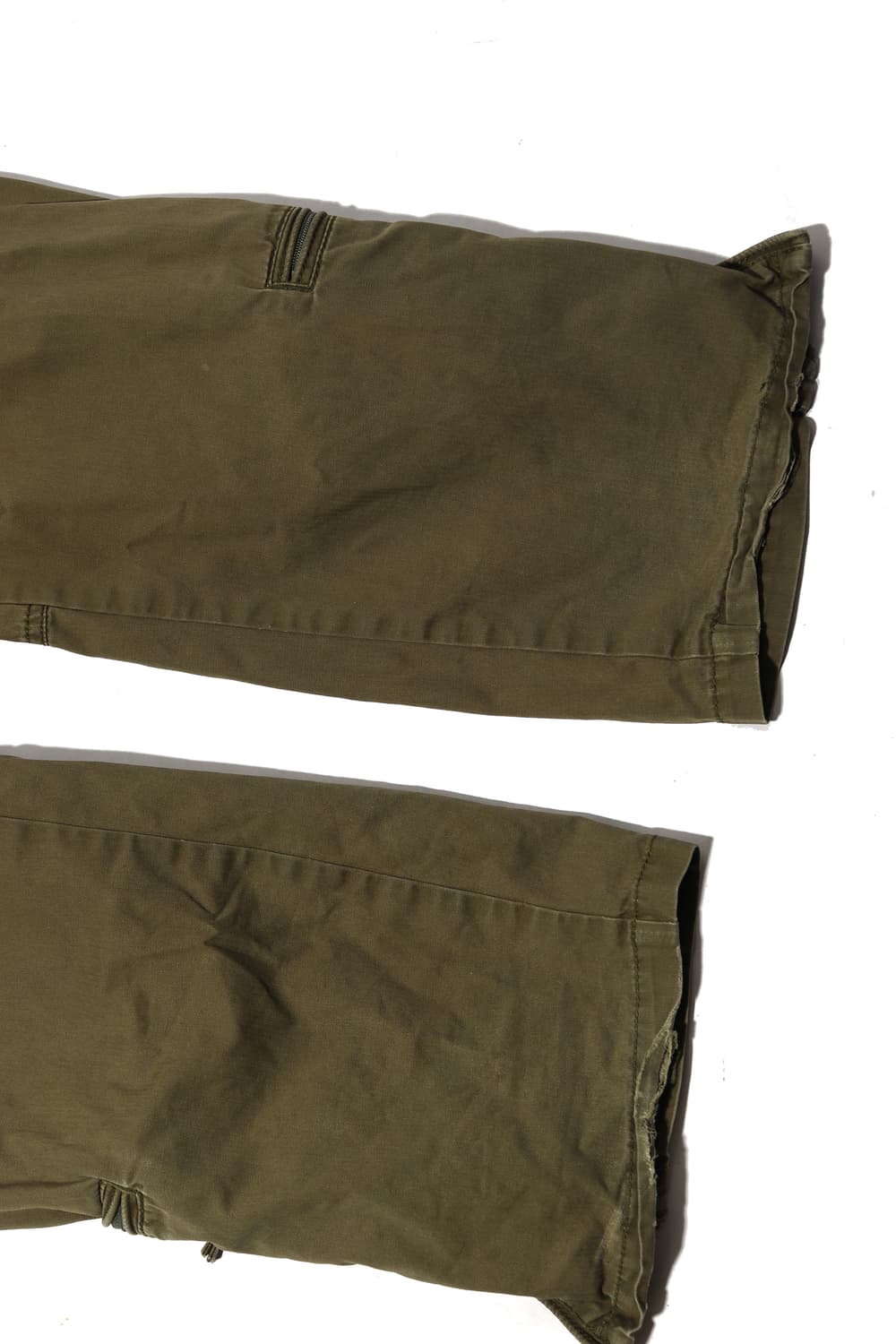 그린 라벨 릴렉싱 카키 코튼 사이드 지퍼 레이어드 팬츠   상품이미지6