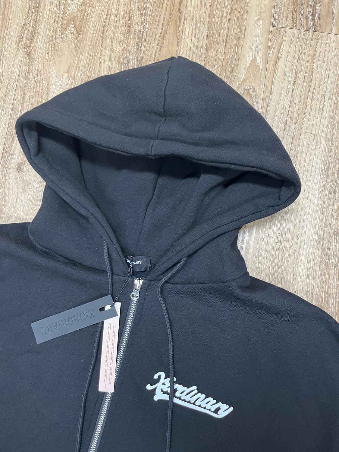 (새상품) 엑스오디너리 로즈 후드집업 상품이미지3