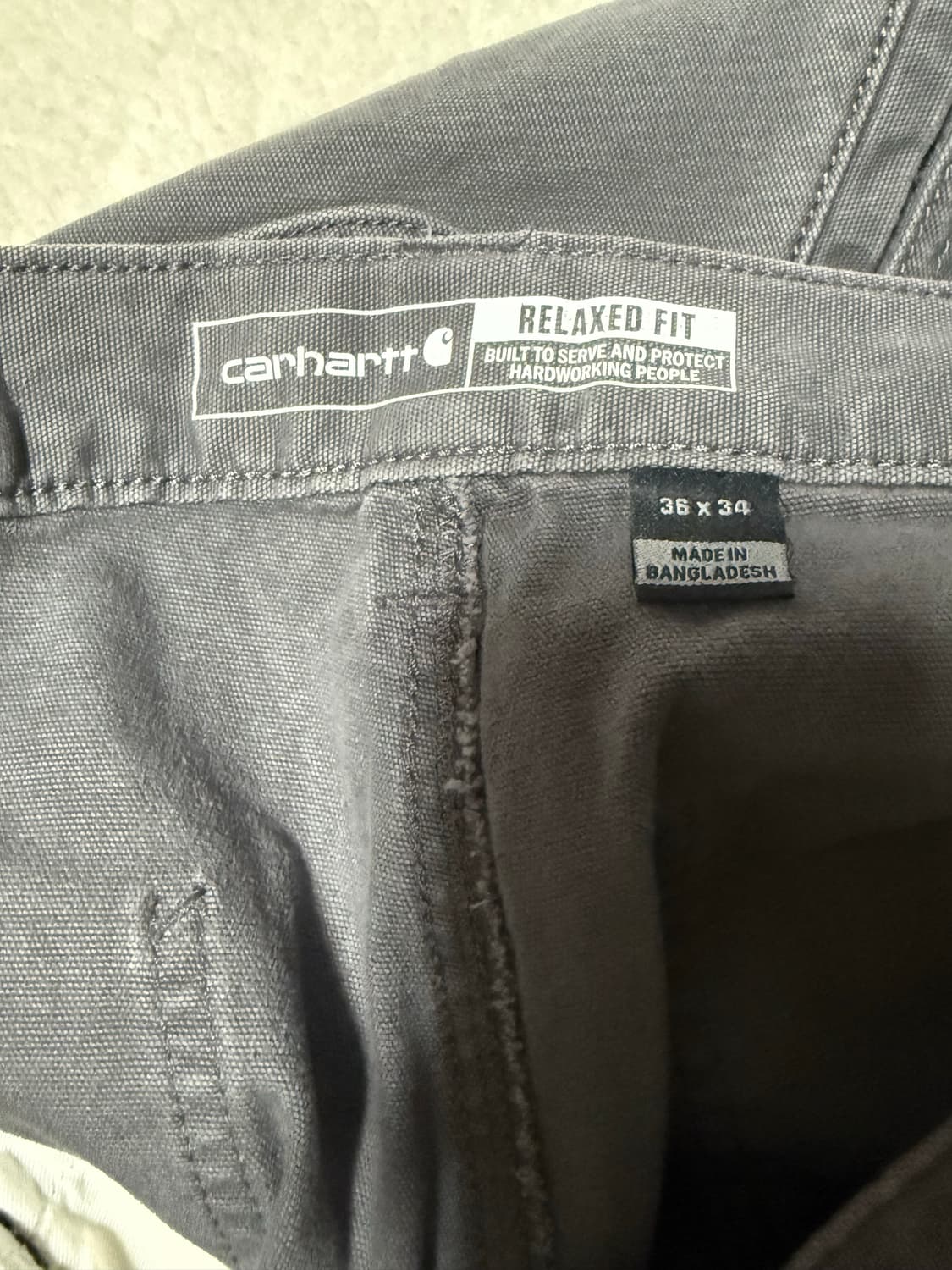 [Carhartt] 칼하트 그레이 팬츠 상품이미지4