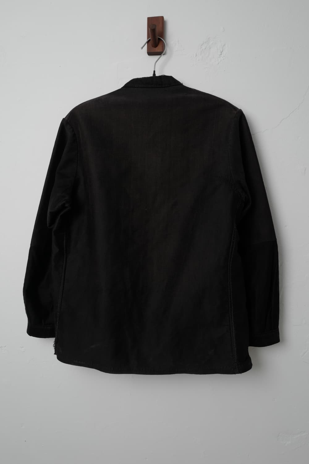 1940s 프렌치 빈티지 블랙 몰스킨 자켓 상품이미지8