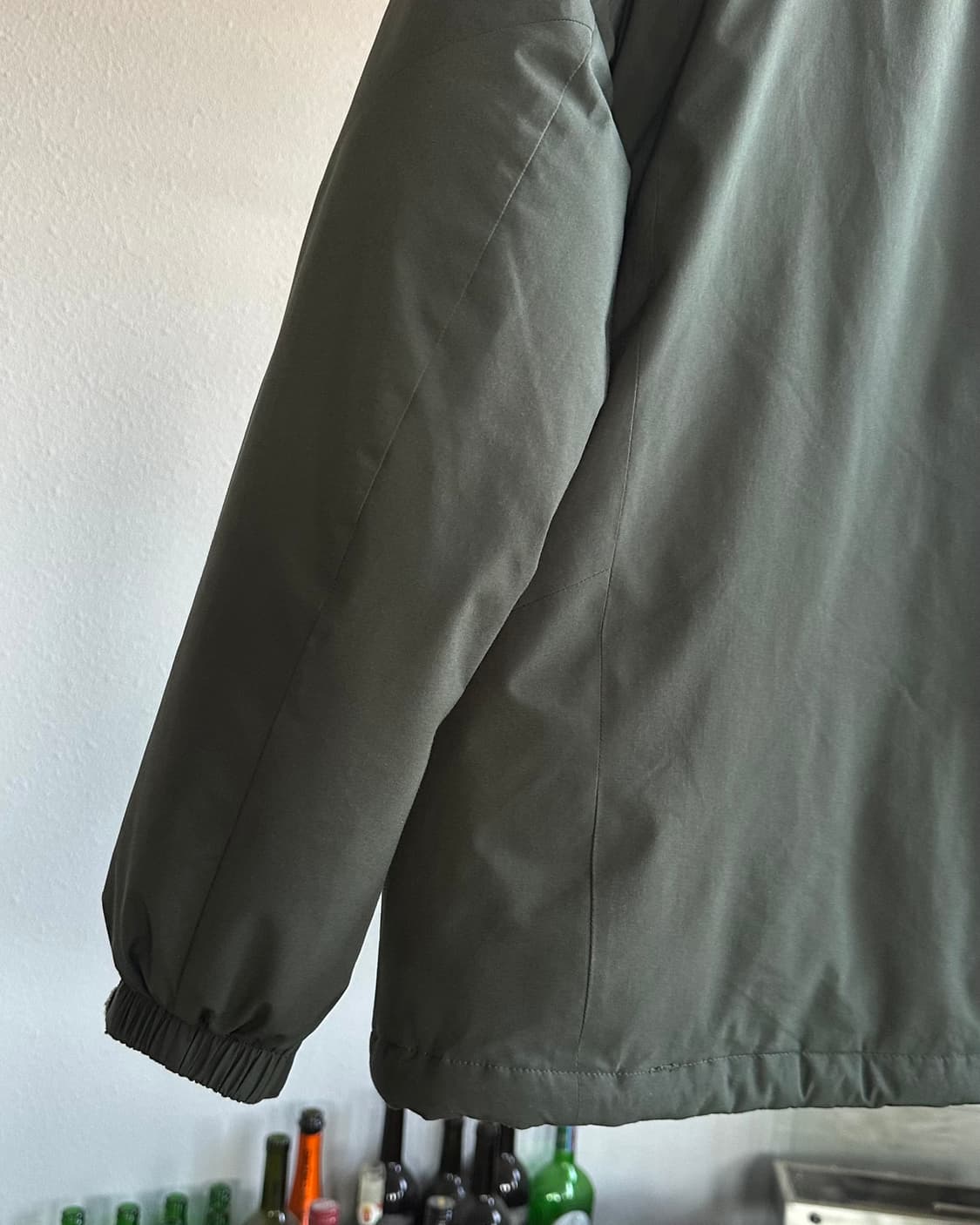 [L]몽벨 mont-bell 2레이어 카키 패딩 자켓 상품이미지7