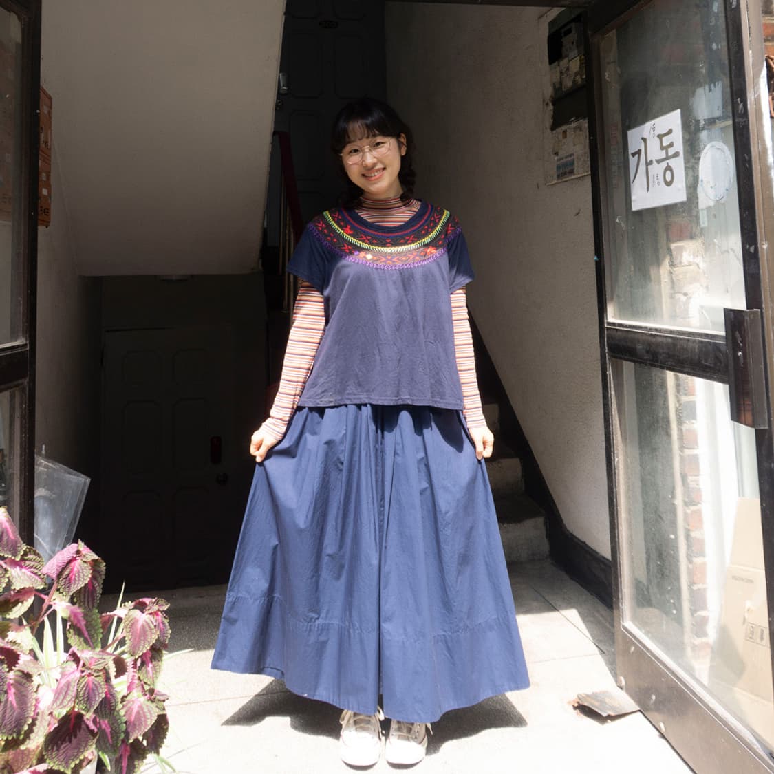 은하수 저녁 플레어 스커트 상품이미지7