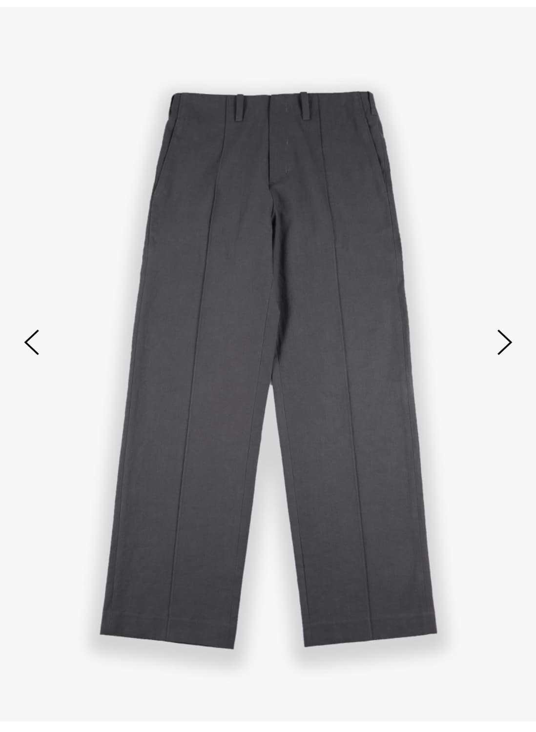 les Stitch crease trouser (charcoal) 상품이미지1