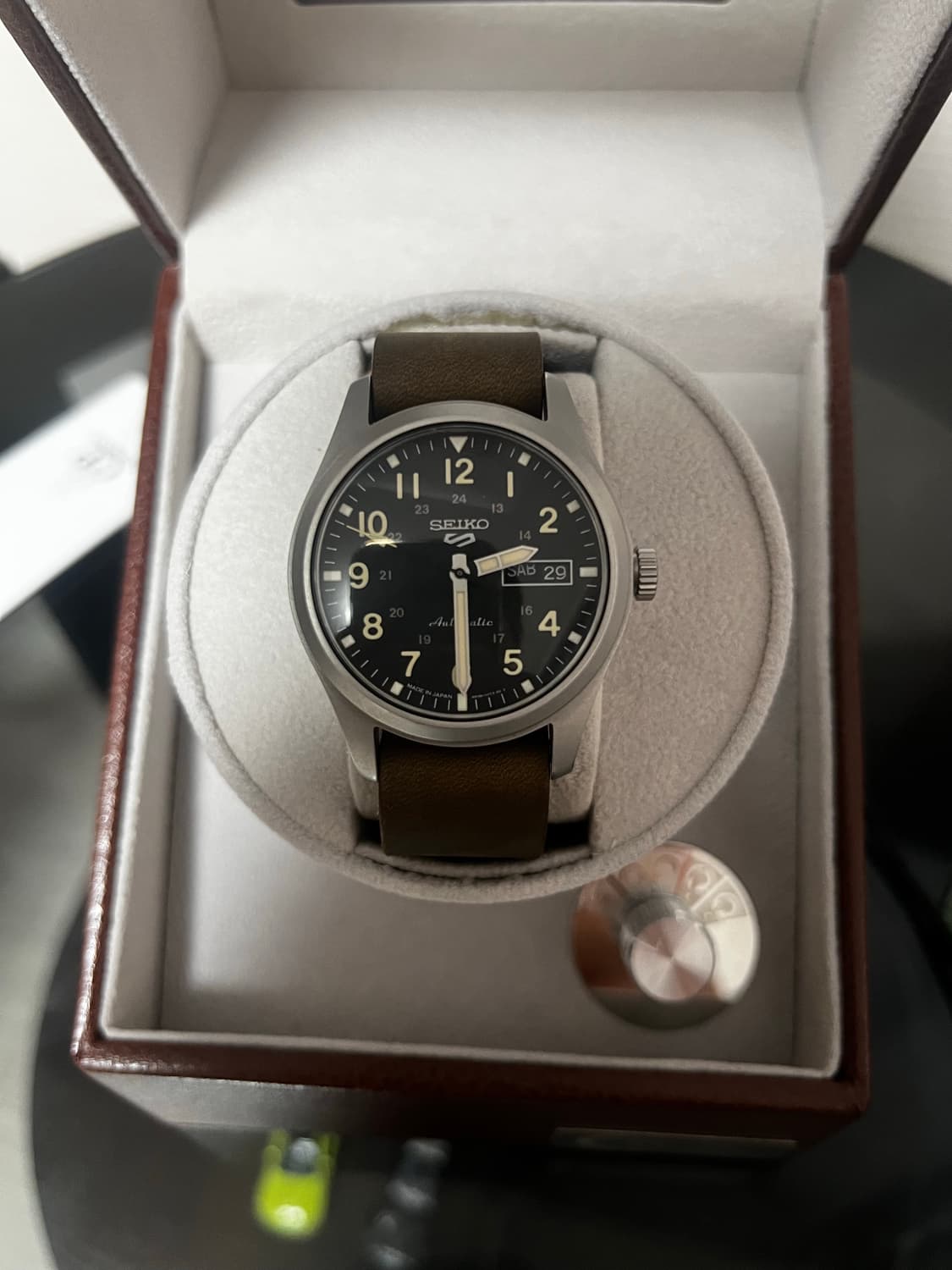 세이코5 srpg35k1 필드워츠 세키필드 카키필드 상품이미지7