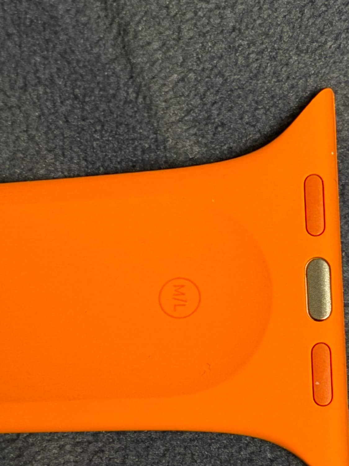 (정품)애플워치 에르메스 실리콘 스트랩 오랑쥬 (44-49mm용) 상품이미지4