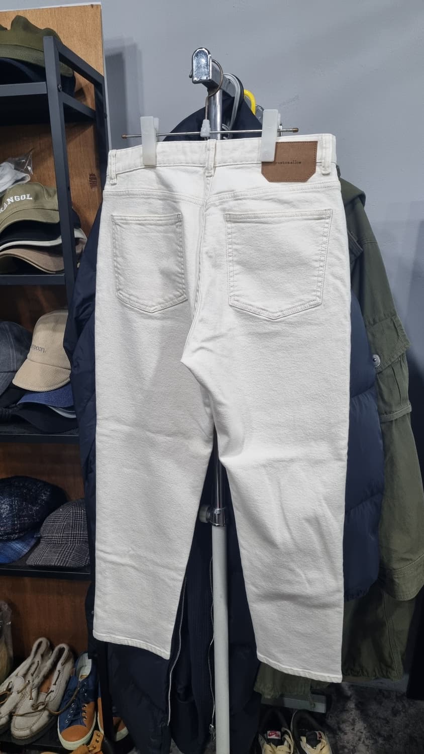 kolon) 커스텀멜로우 30사이즈 아이보리색 데님팬츠 새제품 상품이미지3