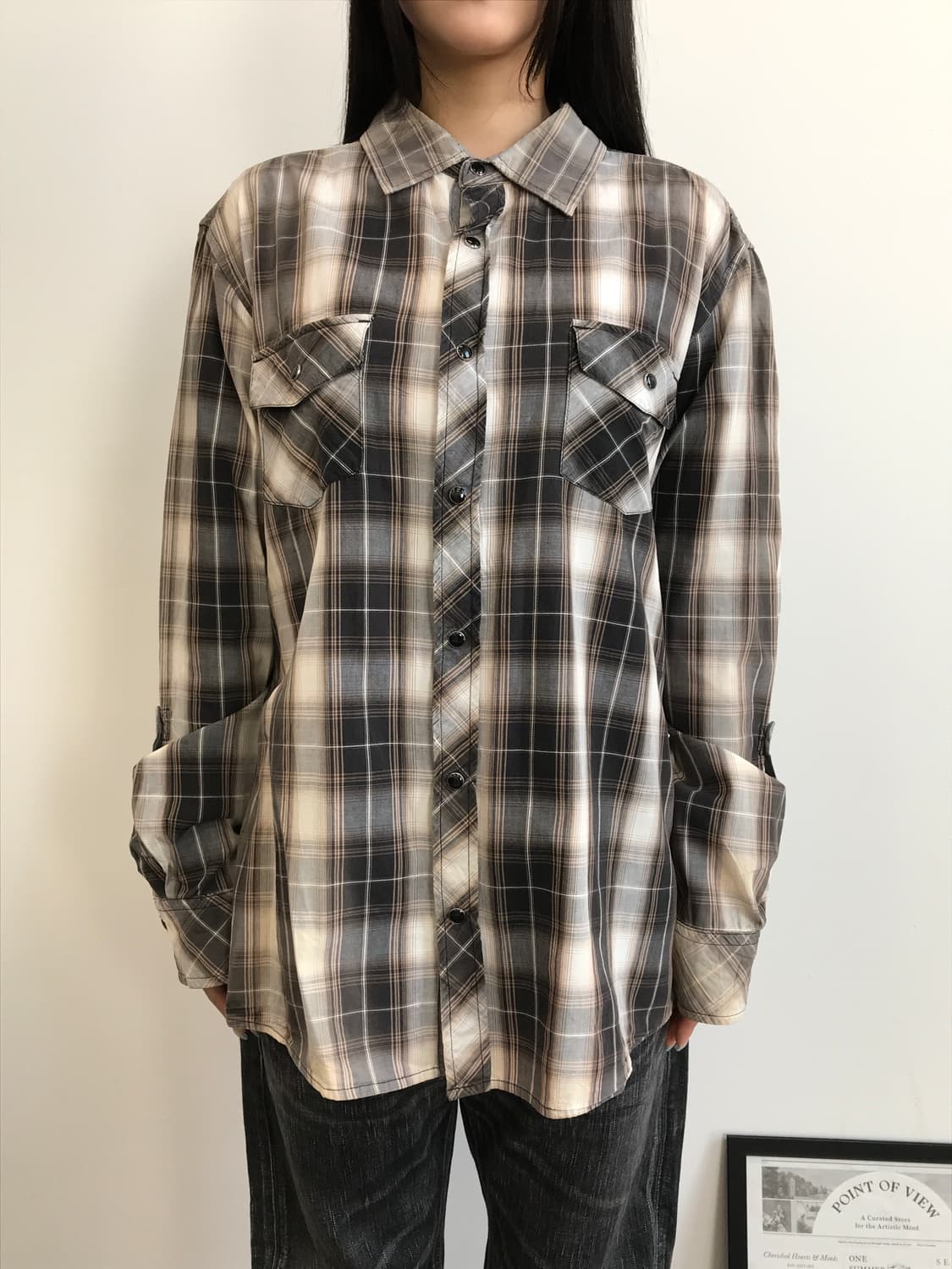 Villand Check Work Shirt 상품이미지2