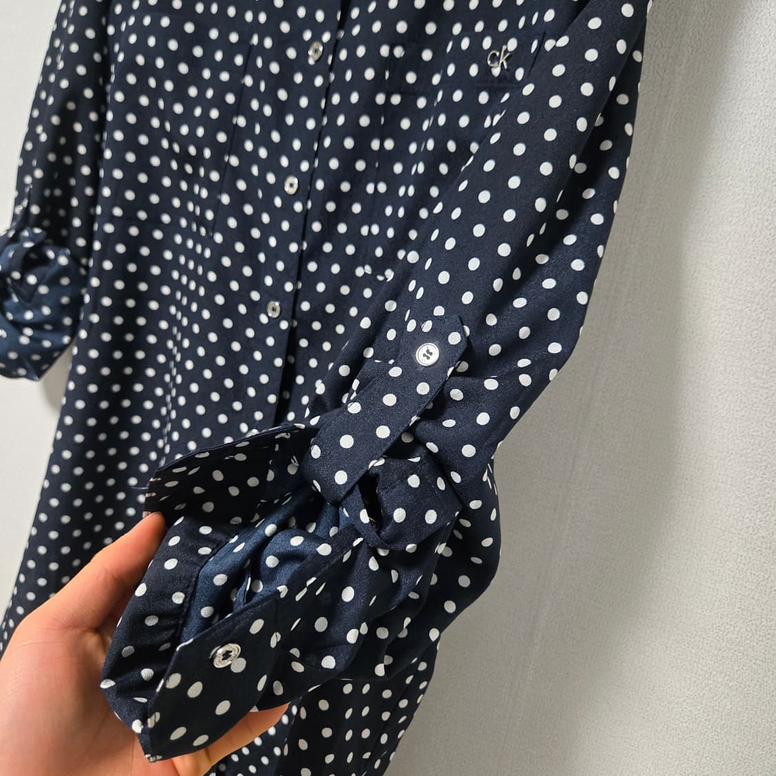 캘빈클라인 도트 블라우스 / 여성 블라우스/ 여자 블라우스  상품이미지7
