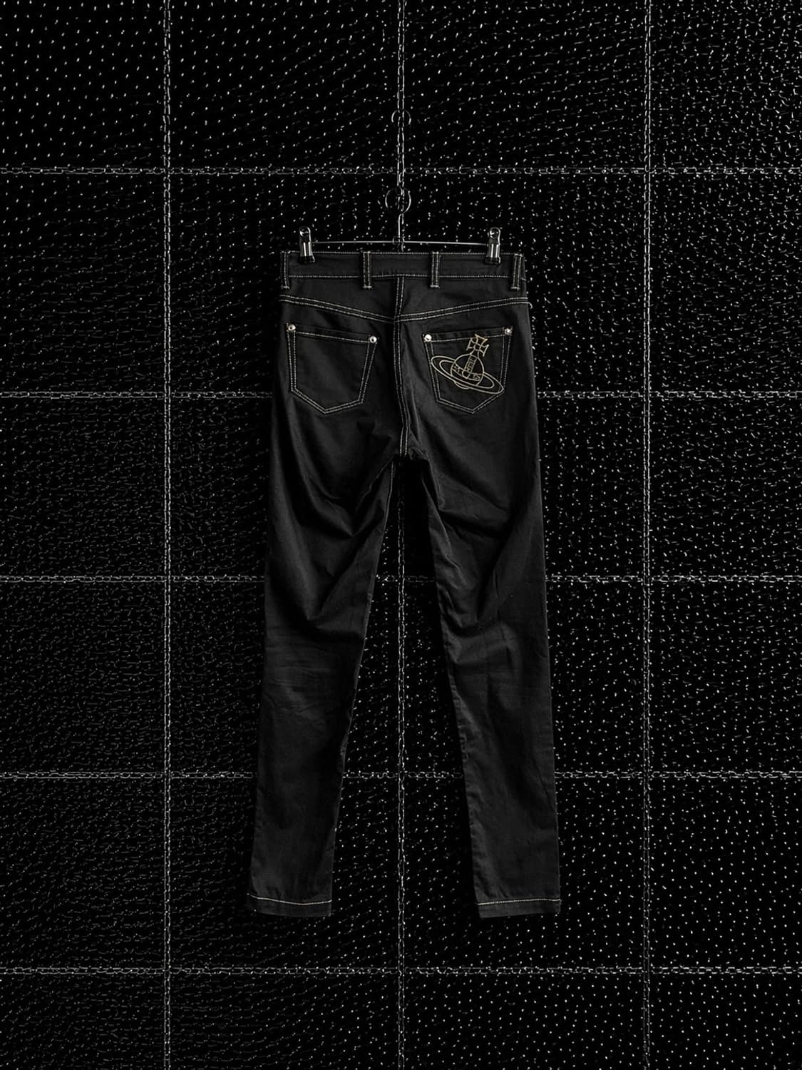 비비안웨스트우드 백프린팅 데님팬츠 상품이미지1